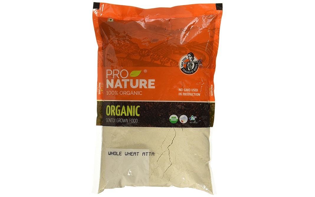 Pro Nature Organic Whole Wheat Atta    Pack  1 kilogram